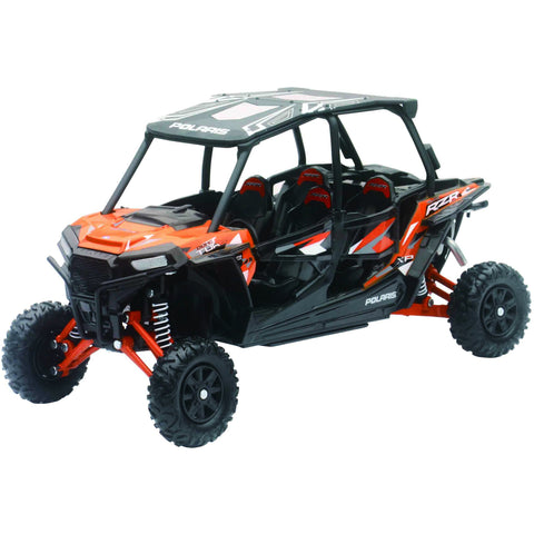 NEW-RAY REPLICA 1:18 UTV POLARIS RZR 4 TURBO XP ORANGE