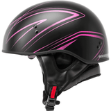 GMAX HH-65 Half Helmet Torque Naked Matte Black/Pink