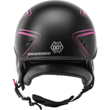 GMAX HH-65 Half Helmet Torque Naked Matte Black/Pink