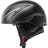 GMAX HH-65 Half Helmet Torque Naked Matte Black/Silver