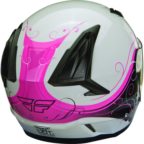 FLY RACING TOURIST CIRRUS HELMET WHITE/PINK