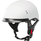 GMAX HH-65 Half Helmet Full Dressed Matte White